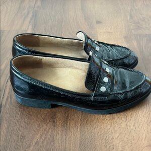 Naturalizer Black Patent Loafers